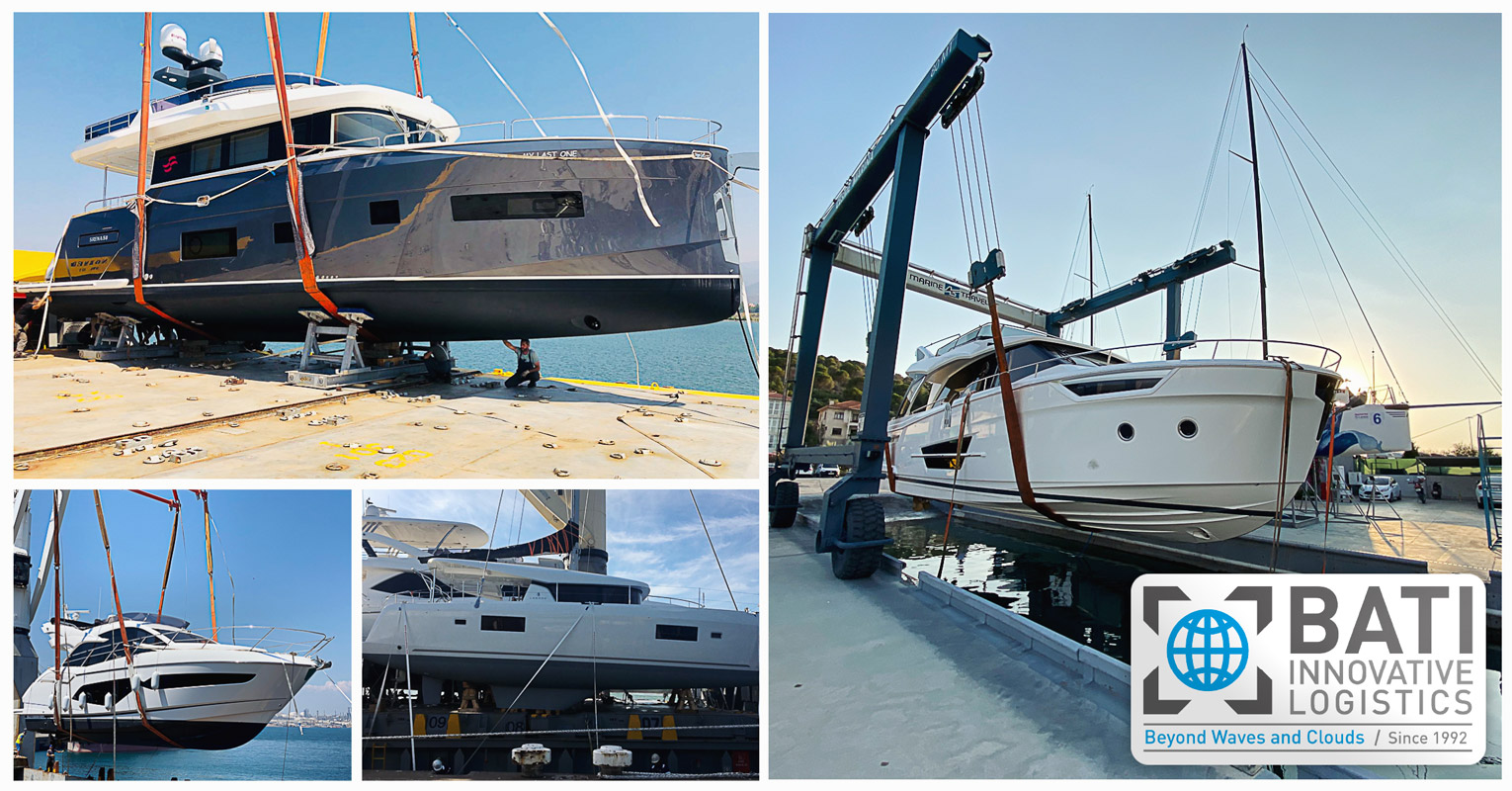 Latest Yacht Transports Performed by BATI Group