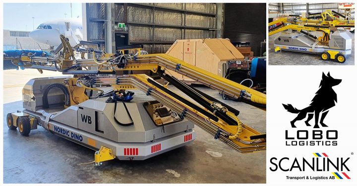 Lobo Logistics and Scanlink Cooperated in Transporting Machinery for the Air Industry