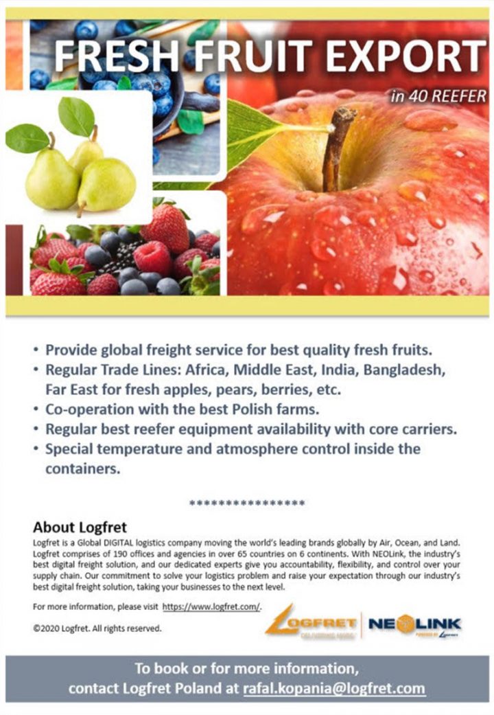 Polish APPLE EXPORT season is coming – Logfret Poland