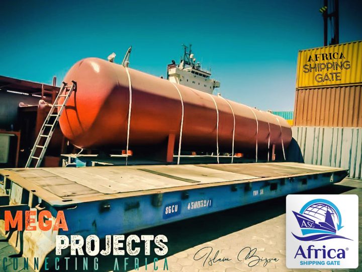Africa Shipping Gate Handling Project Cargo by RoRo