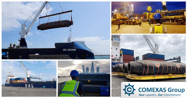 COMEXAS Completed 2 Days of De-mobilization of 117 Pieces of Various Construction Equipment in Takoradi, Ghana