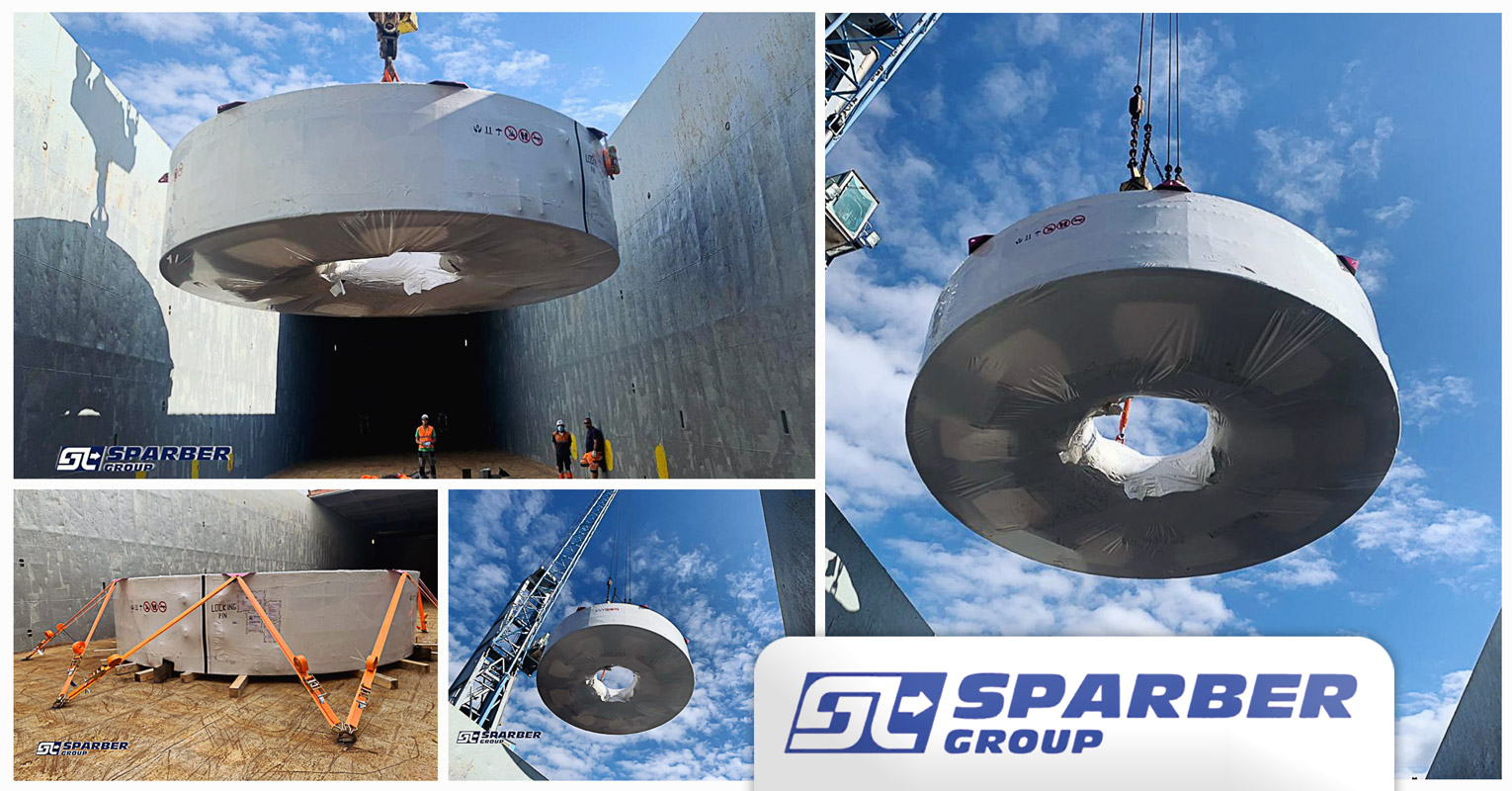 Sparber Group Shipped Wind Power Equipment from Spain to France