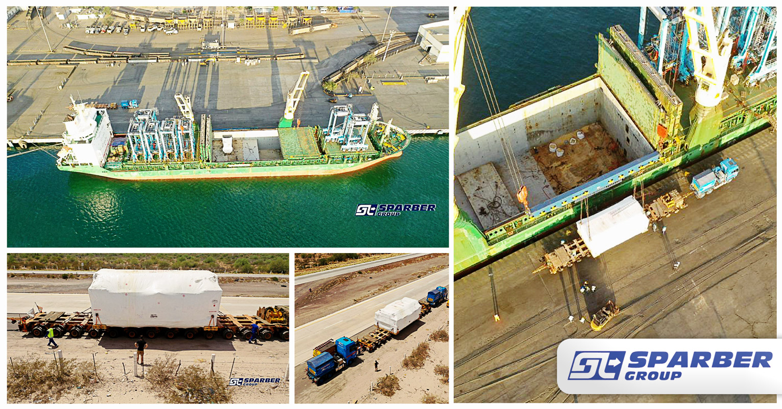 Sparber Group Handled a 685 m3 730 mt Shipment of Metal Forming Machinery from Spain to Mexico
