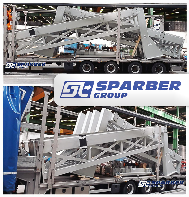 Sparber Group Transported Oversized Cargo on an Extendable Semi-closed Trailer from Spain to Germany