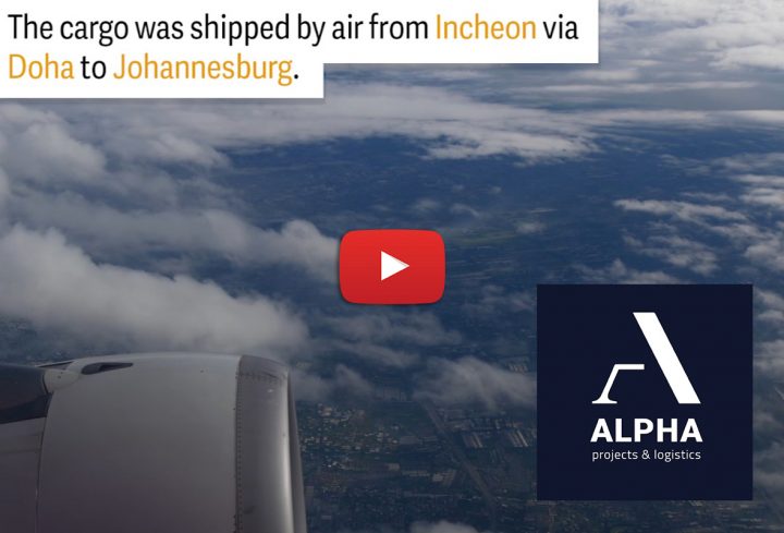 Video: ALPHA Projects & Logistics Arranged the Delivery of Top Urgent Cargo to a Jobsite in Namibia