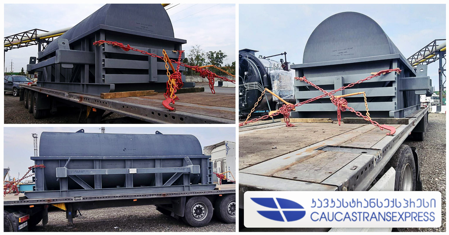 Caucastransexpress Handled Some Out Of Gauge Cargo for Turkmen Energo State Power Corporation from Poti to Ashgabat