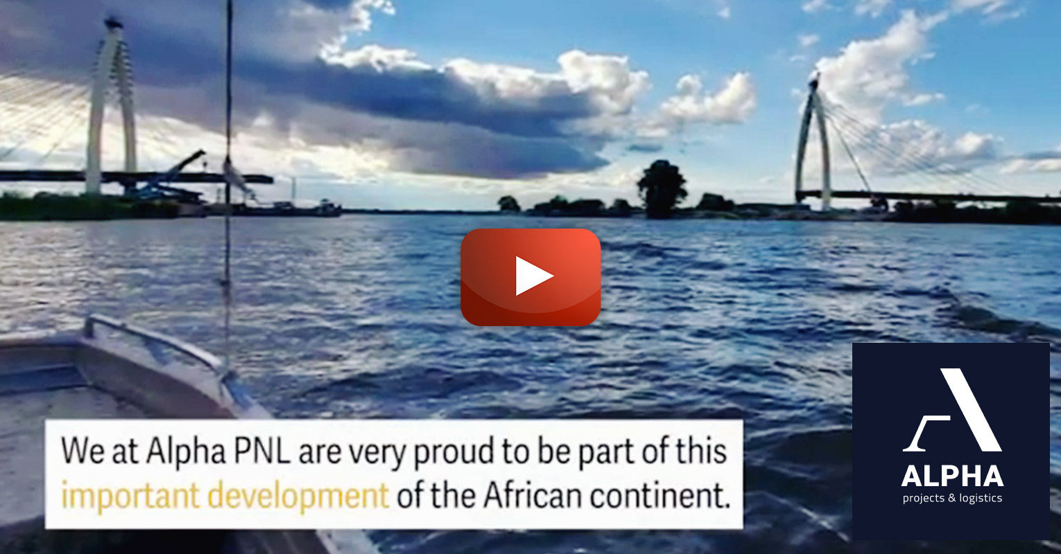 Video - Alpha Projects & Logistics Delivered Vital Shipments for the Completion of Okavango Bridge in Botswana