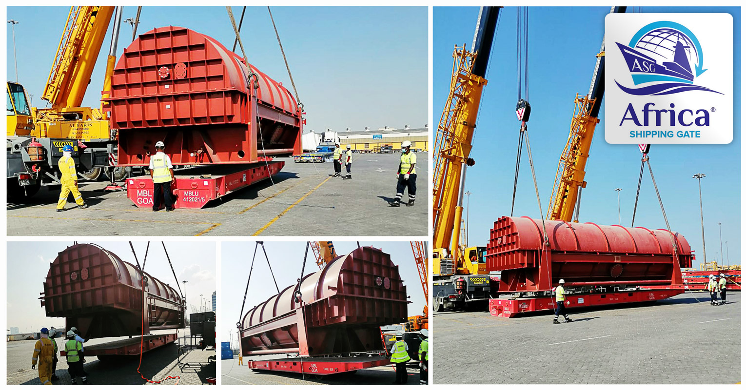 Africa Shipping Gate Transported a second 105 Ton Rotor from Jebel Ali to Alexandria