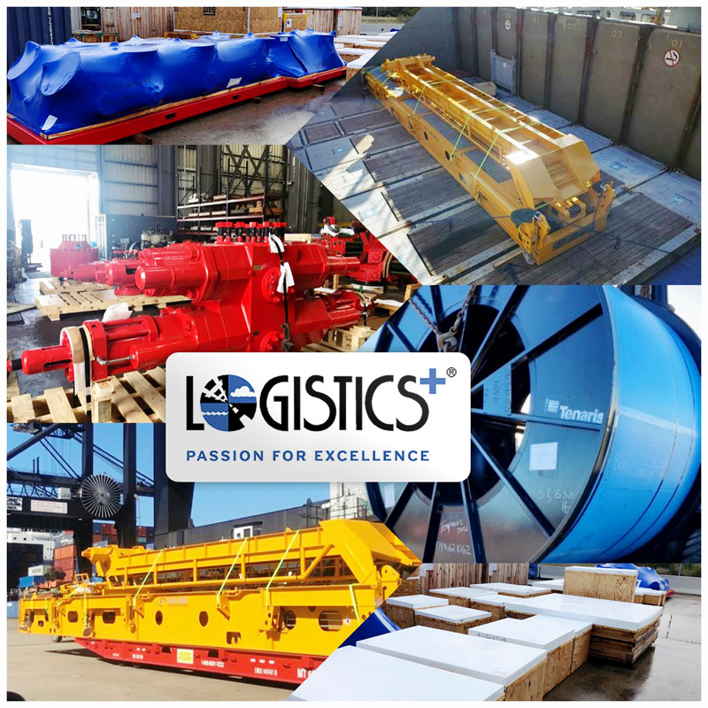 Logistics Plus Shipped BOPs, Catwalks and Coiled Tubings ex Houston