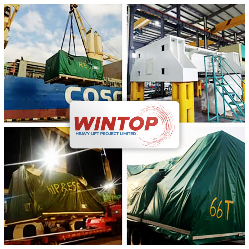 Wintop Heavy Lift Shipped High Precision Compact Power Presses from Shanghai to Laem Chabang