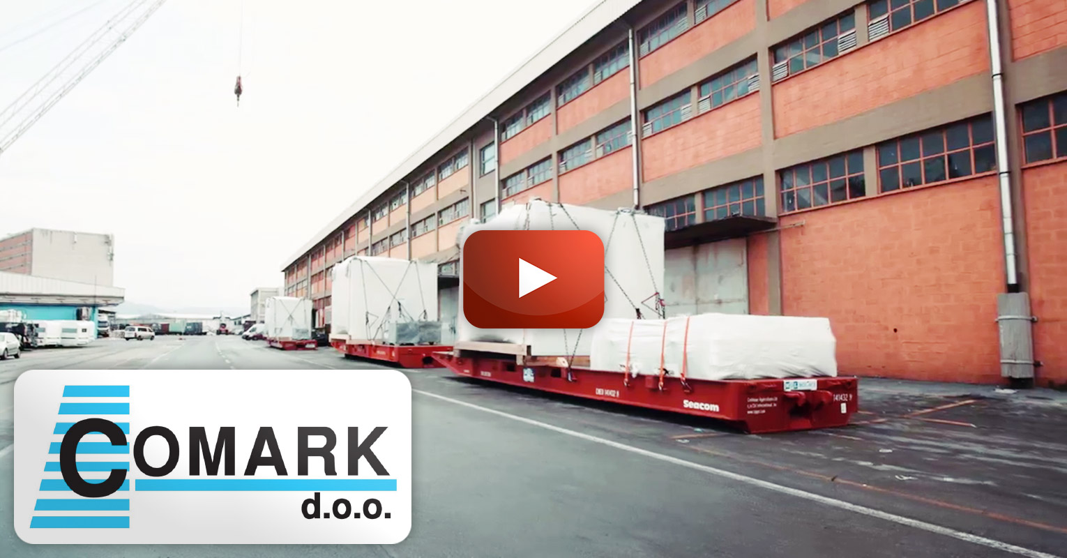 Comark Moved 15 pieces of Heavy Press Machines Weighing 30 to 70 tons from Europe to the Far East via Port of Koper by RORO