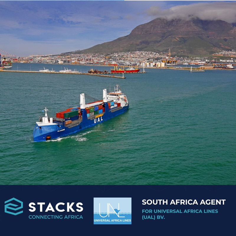STACKS Announcement – South Africa Agent for Universal Africa Lines Netherlands bv