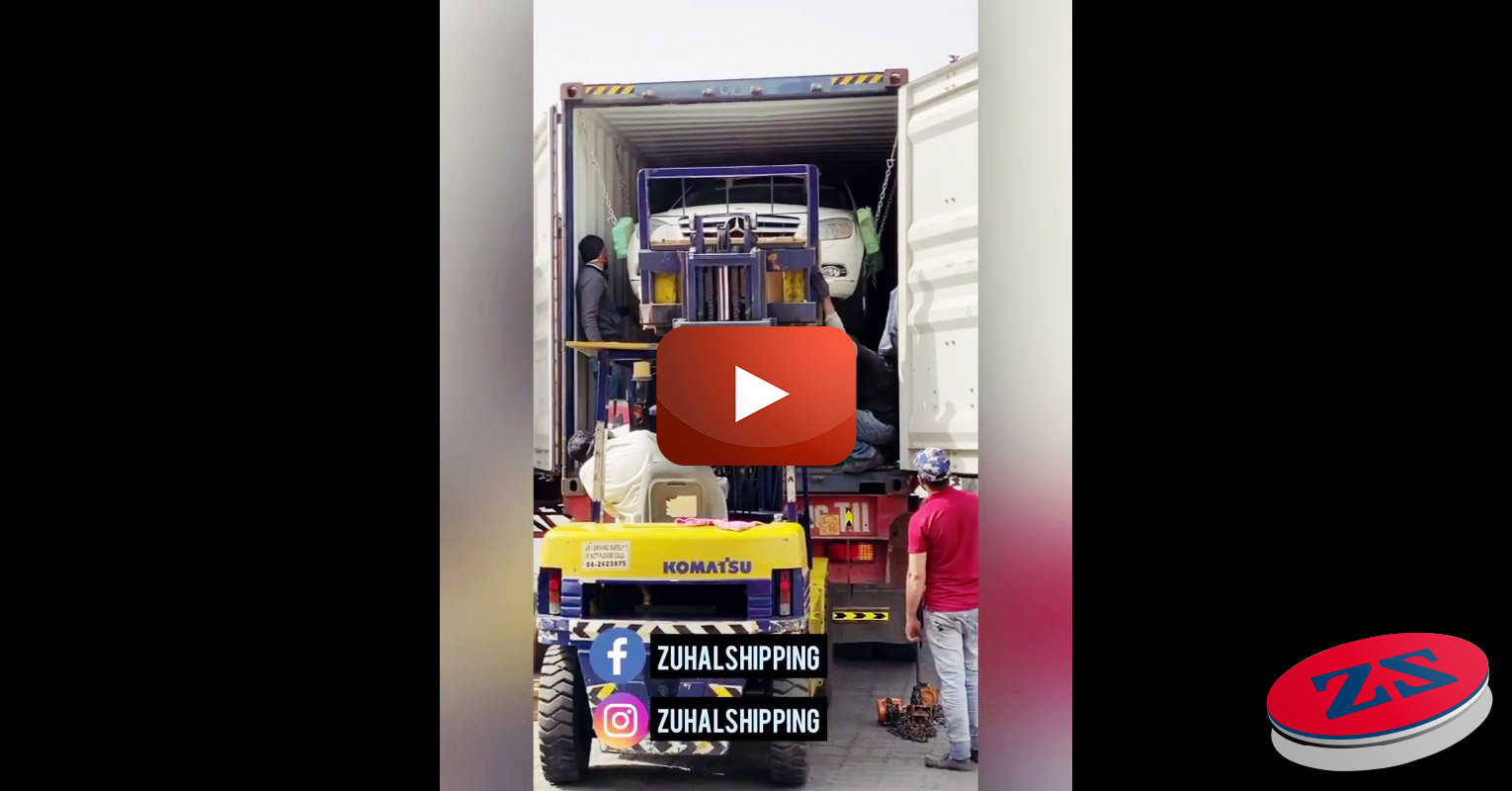 Zuhal Shipping Shared this Video of Vehicle Shipping