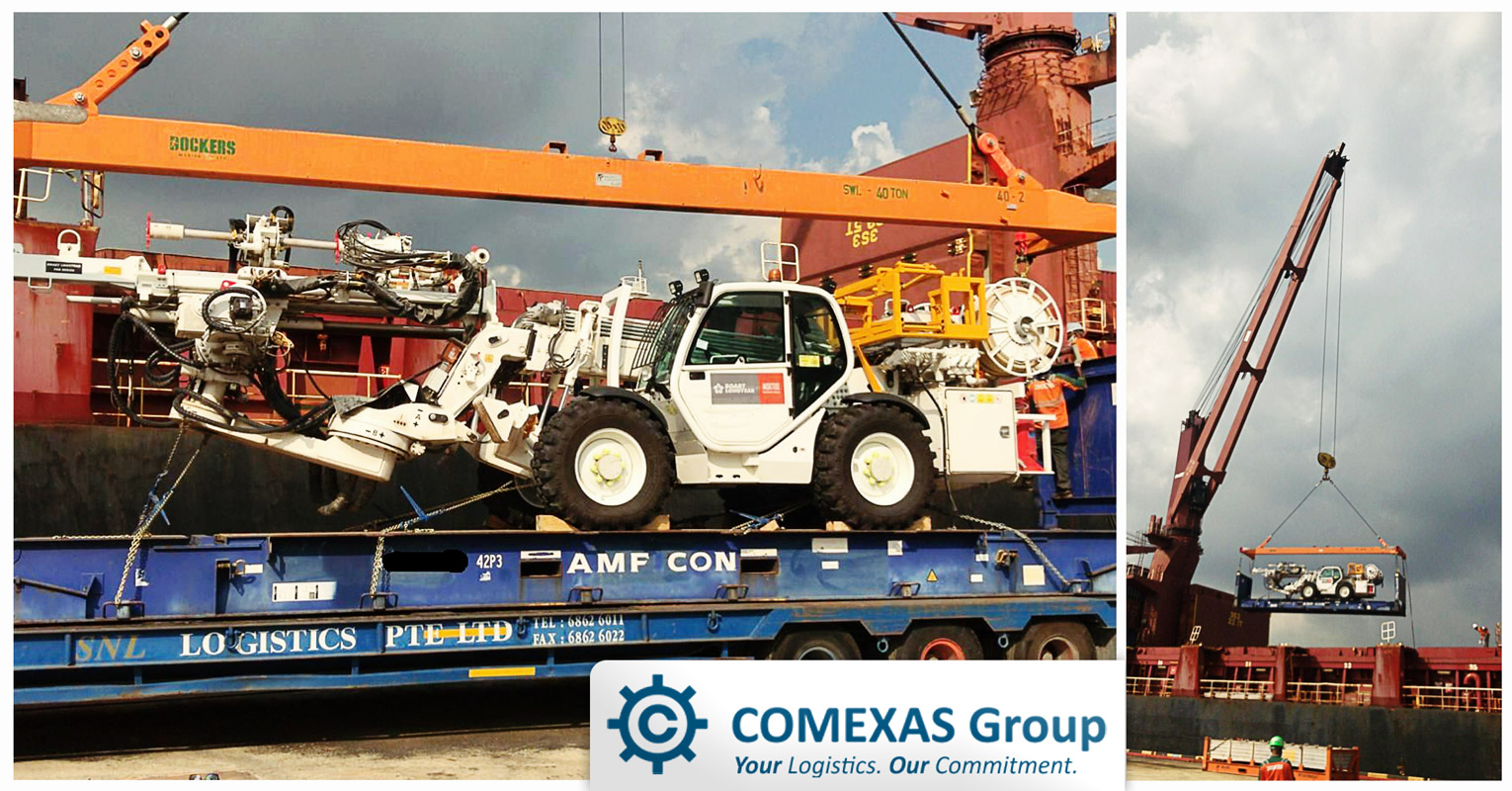 Comexas Group Handled a Drill Rig from Papua New Guinea to Tanzania