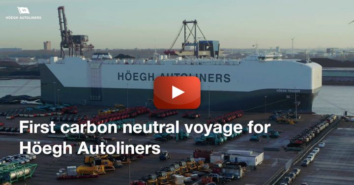 Höegh Autoliners Completes its First Carbon Neutral Voyage