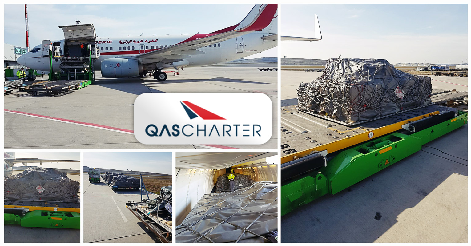 QAS Charter Arranged an Urgent Cargo Charter to Algiers from Istanbul to Transport Medicines via an B737-70₺