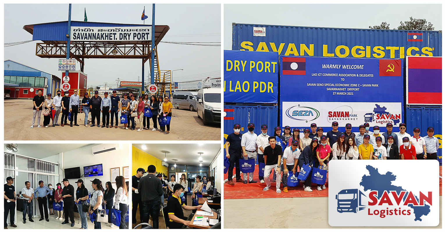 Savan Logistics Welcomes a Delegation from the Lao National Chamber of Commerce and Industry (LNCCI) and The Lao ICT Commerce Association (LICA) to visit Special Economic Zone C-Savan Park - Savannakhet Dry Port