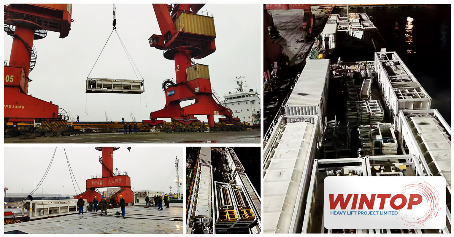 Soil Purification Equipment Carried by Wintop Heavy Lift Successfully Shipped