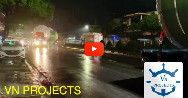 Video – VN Projects Transporting Heavy Oversized Cargo Through the Night
