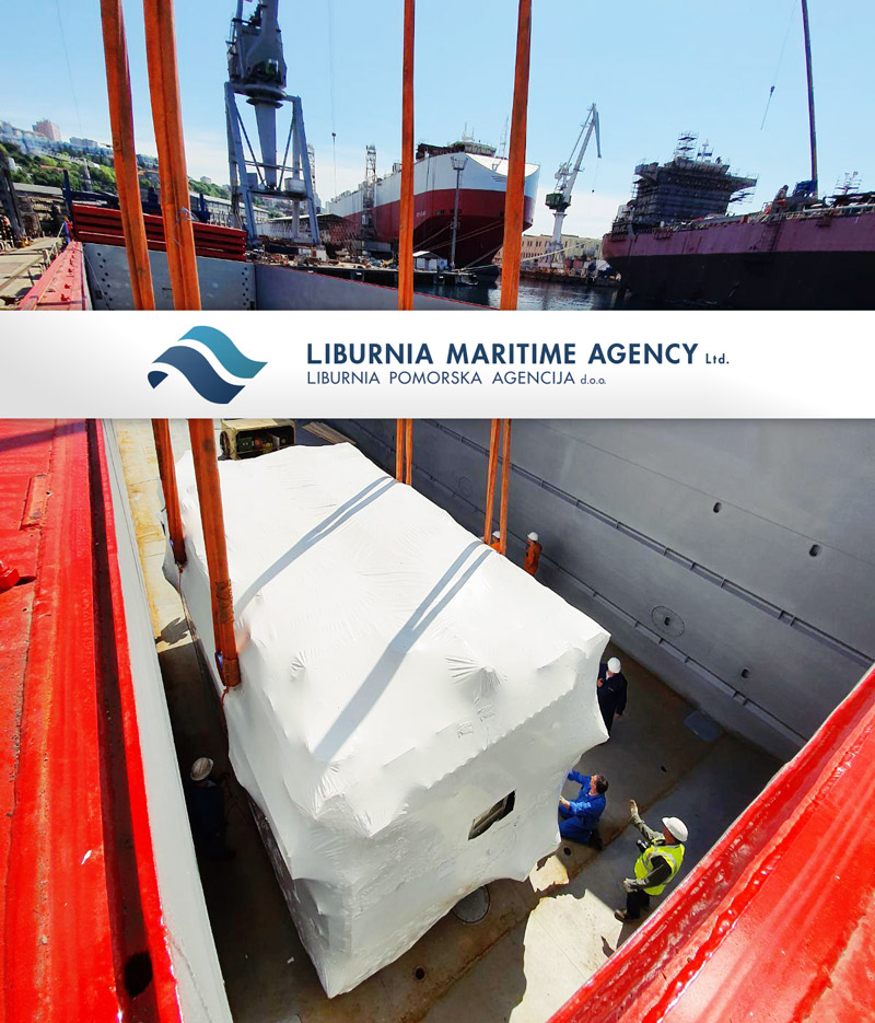 Liburnia Loading 3x128mt transformers + accessories under our full vessel charter for 3 different UK ports