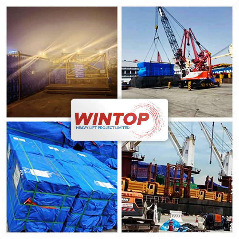 Wintop Heavy Lift Shipped 1587 cbm of Project Cargo from Shanghai to Indonesia via Singapore