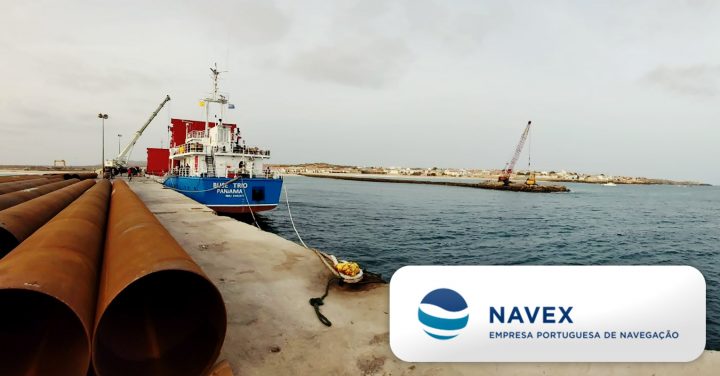 Navex – Empresa Portuguesa de Navegação Handled the Discharge of Pipes at Porto Inglês – Maio Island, Cape Verde