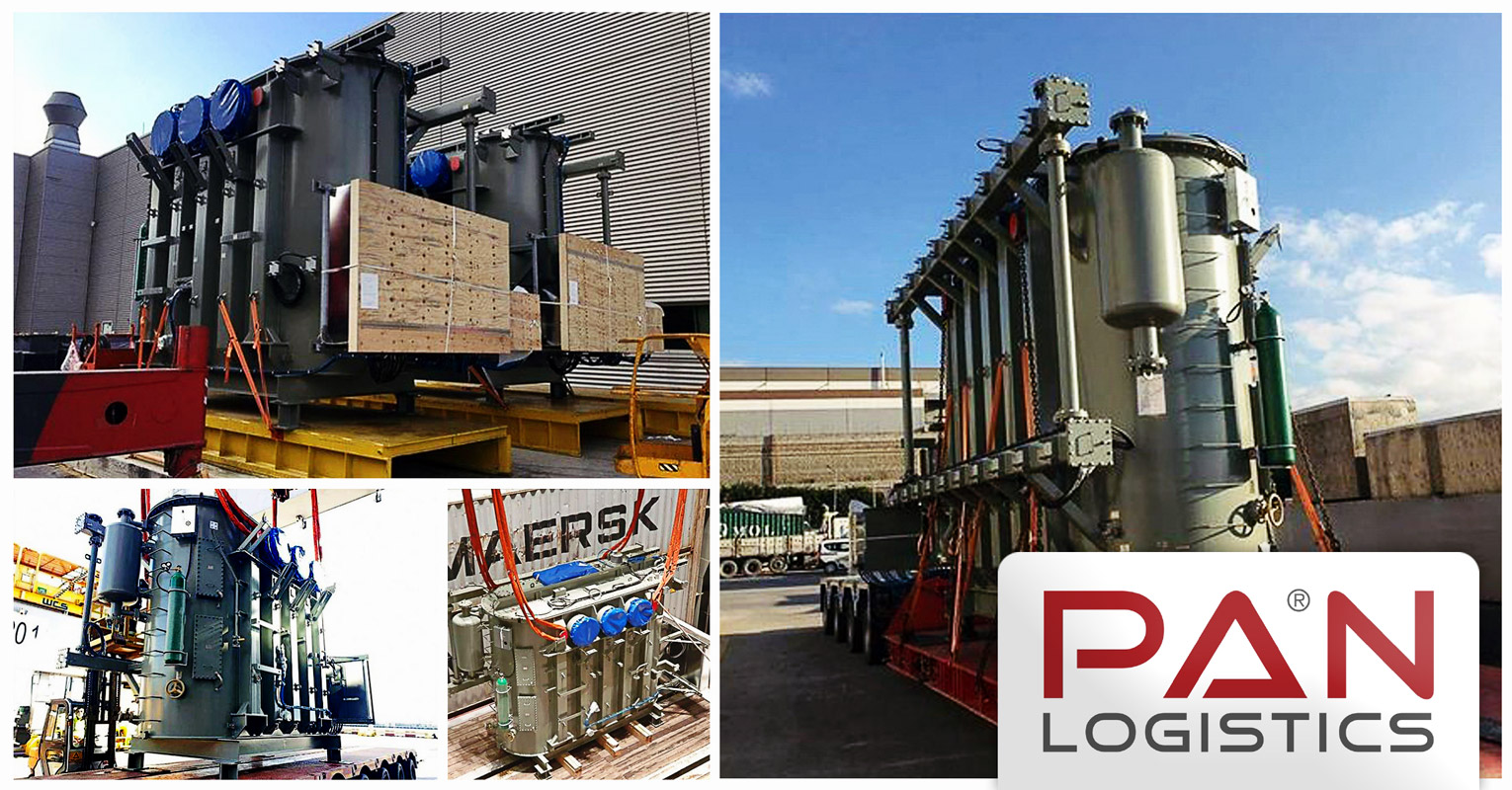 Pan Logistics Handled Transformers and Accessories from Gebze to Qingdao