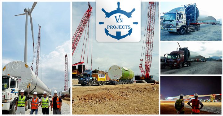 VN Projects Handled the Logistics for 25 Sets of Wind Turbines