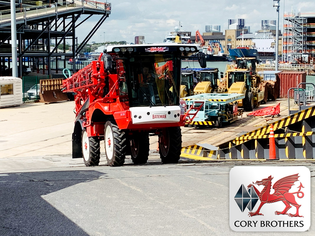 Cory Brothers Project Department Shipped a Sprayer Vehicle to New Zealand