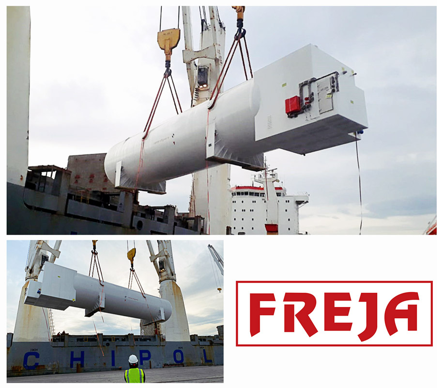 FREJA Managed the Transport of Two LNG Tanks from China to Turkey