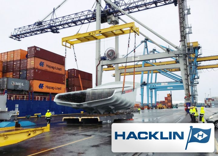 Breakbulk Shipment Waiting for Loading Onboard a Feeder Vessel in Rauma for Reloading onto a Hapag Lloyd Vessel in Hamburg