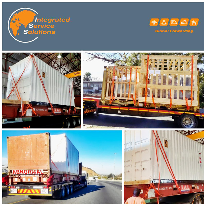 ISS-Global Forwarding in Cape Town Handled Shrink Wrapping, Lashing and Loading of Gears for Europe