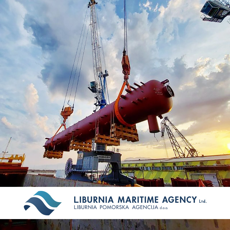 Liburnia Loading a Major Project for the UK Including Special Road Transports and Seafreight