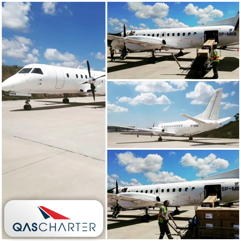 QAS Charter Arranged the Charter of a Saab 340 to Move 500kgs of Urgent Car Spare Parts from Door Turkey to Airport Europe