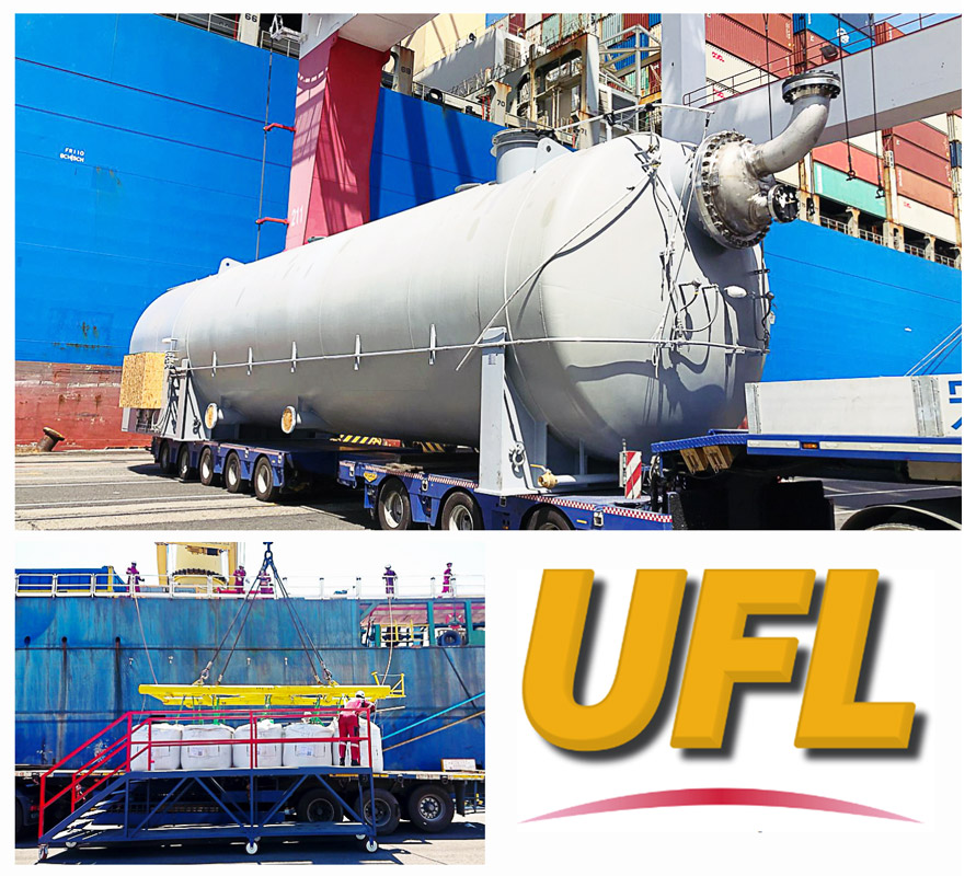 Uni-Freight Logistics Discharged Breakbulk Cargo at Kaohsiung Port Container Terminal