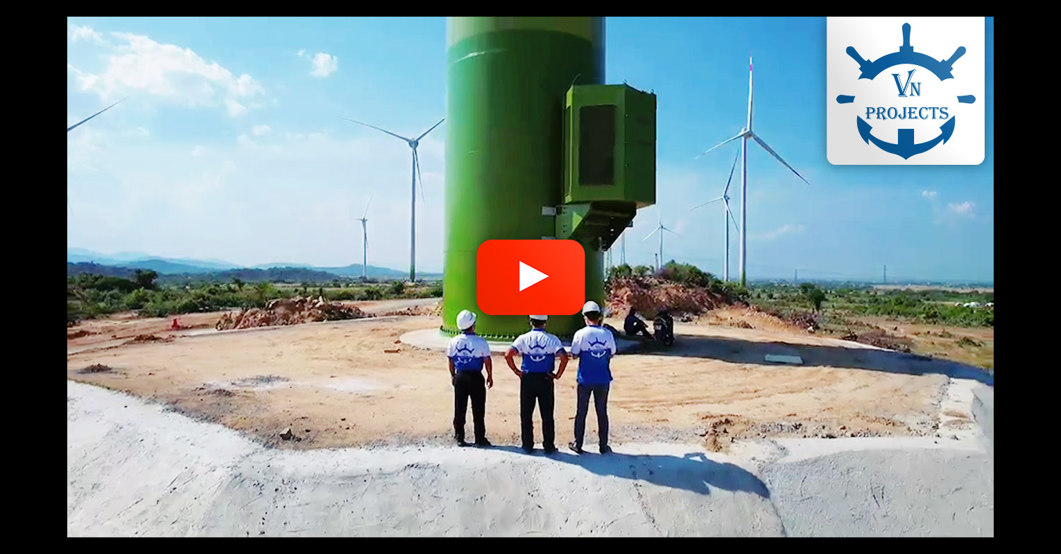 Video - VN Projects Transported the Complete Wind Turbines and Cranes Used to Install Them