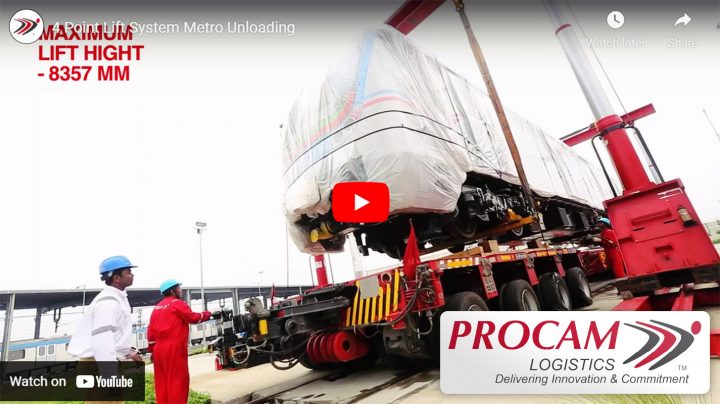 Video – Procam Group Unloading a Metro Using their Four Point Lift System