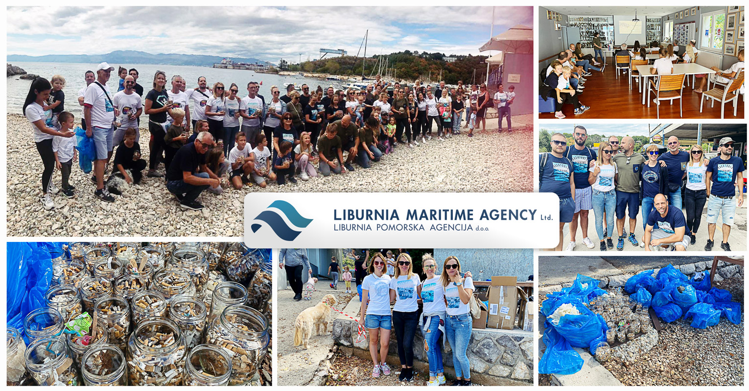 Liburnia Maritime Organized a Beach Cleanup via their BACKTOBLU Initiative