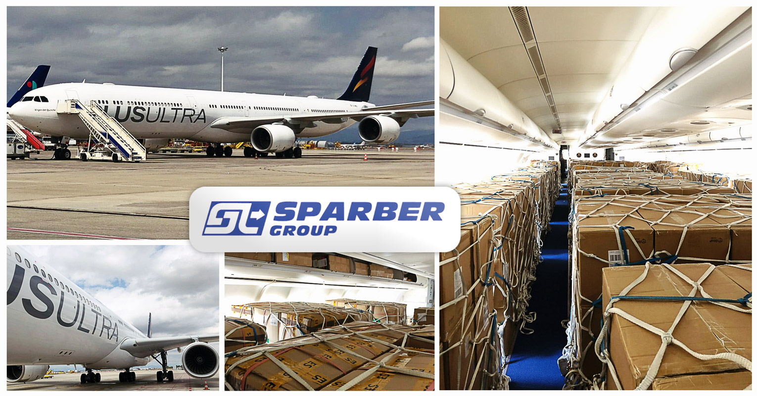 Sparber Handled 5 Full Air Charters from China (PVG & CTU) to Madrid