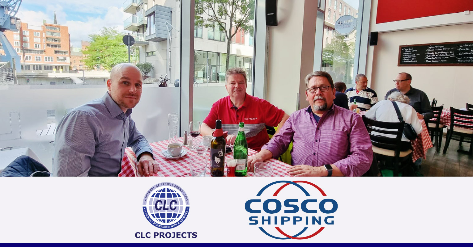 CLC Projects Network met with Mr. Andreas Buergermeister & Mr. Dennis VonGogh of COSCO Shipping Hamburg, Germany