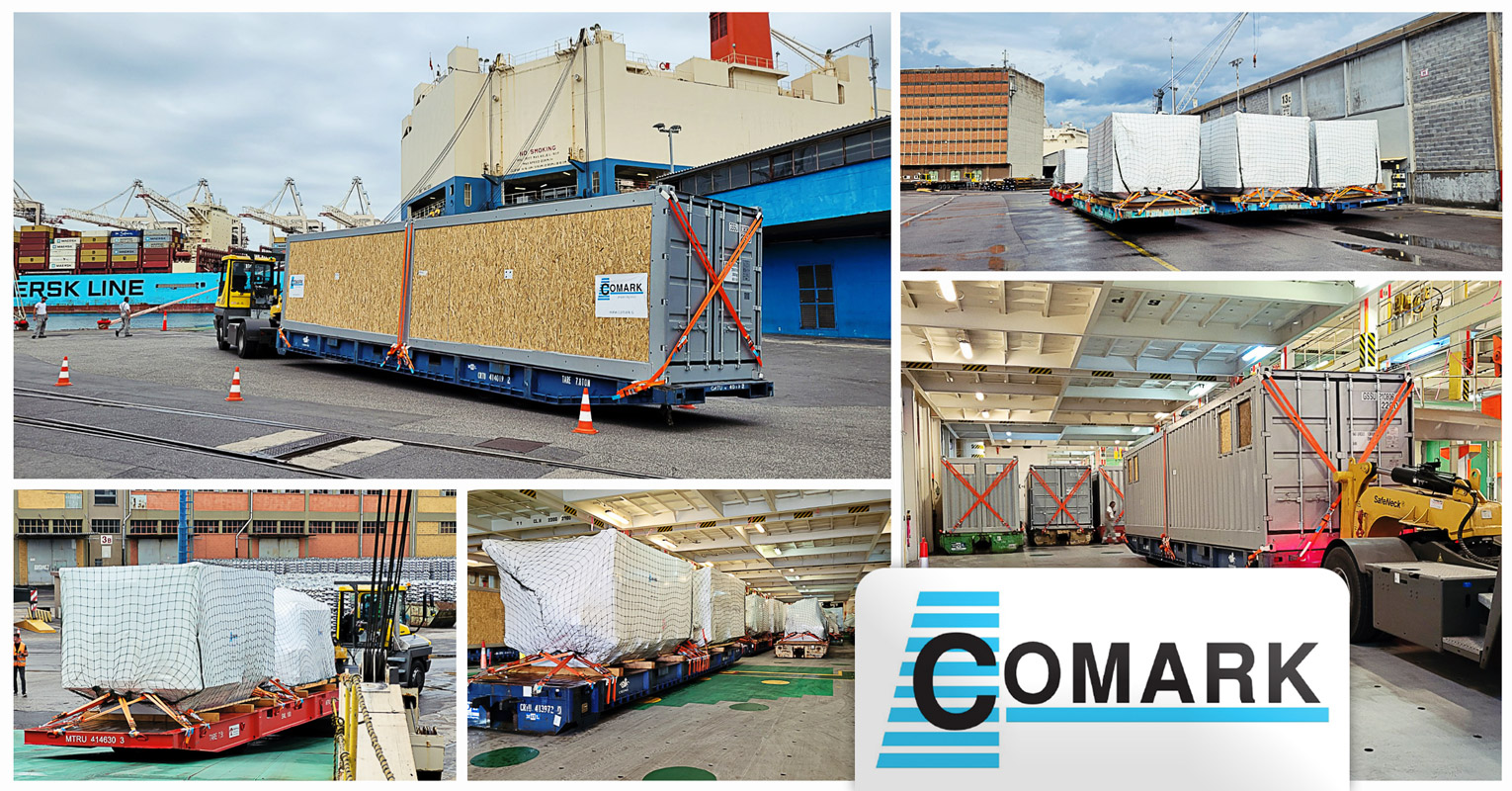 Comark Handled 19 x 40' by Rolltrailers from Port of Koper for Vietnam & China