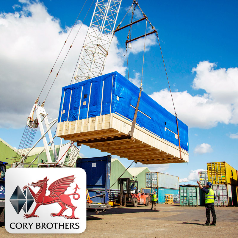 Cory Brothers Shared a Photo of Project Cargo Under Mobile Crane Hook