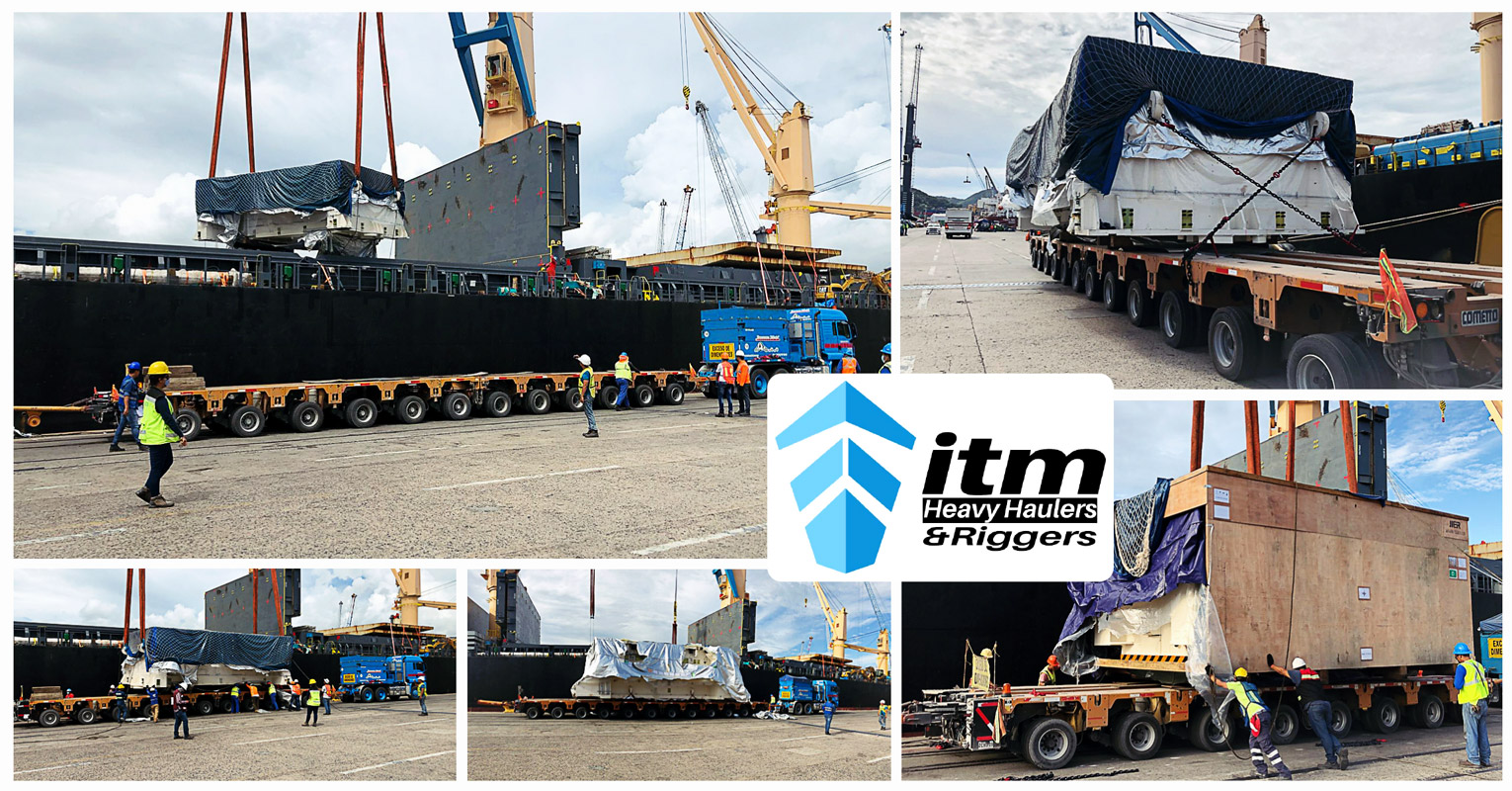 ITM Projects Handled Automotive Press Machinery Weighing 176mt, 135mt and 119mt plus 48 Oversized & In-gauge Truck Loads