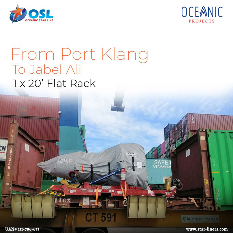 Oceanic Projects Shipped a FR from Port Klang to Jebel Ali