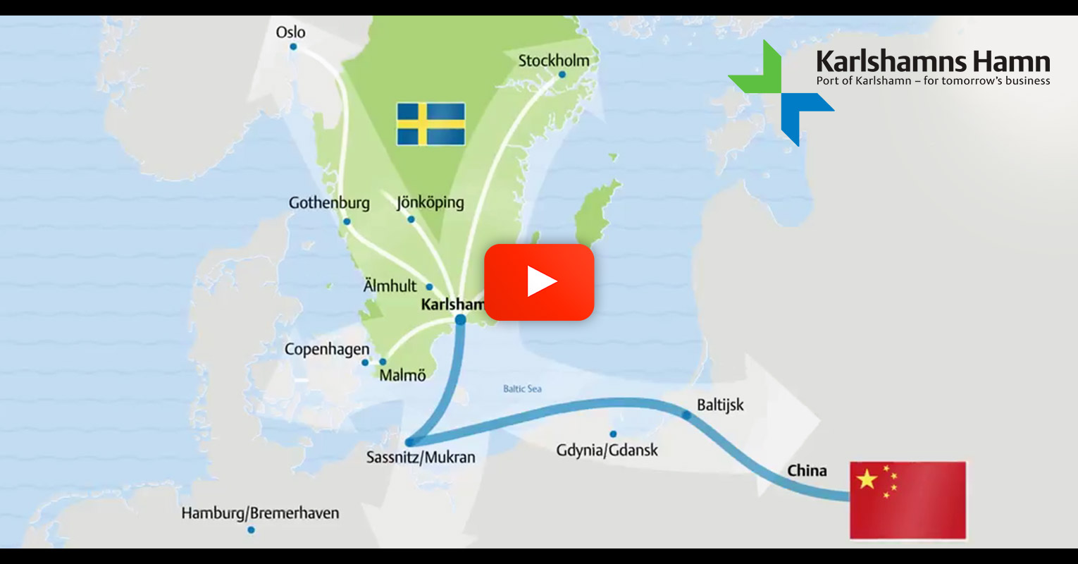 Port of Karlshamn Service Between China and Sweden