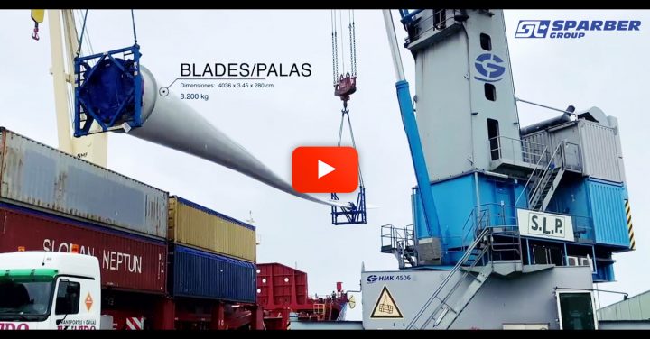 Video – Sparber Group Shipped Wind Turbine Cargo from Bremen to Bilbao
