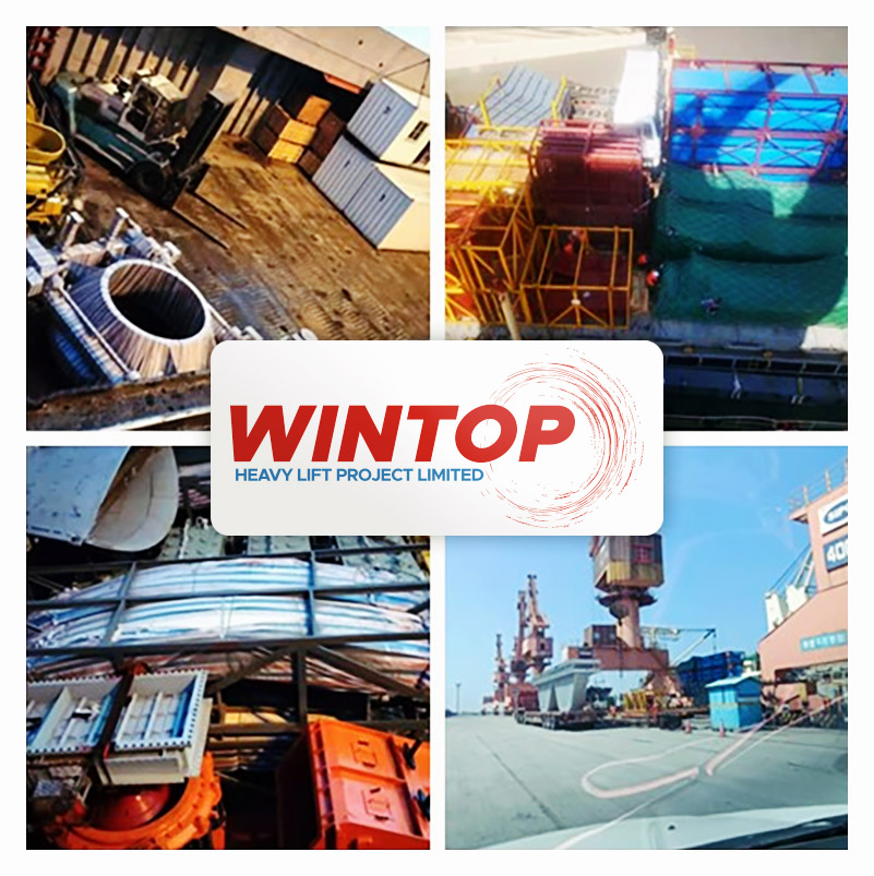 Wintop Heavy Shipped a Large Volume of Breakbulk Cargo from Shanghai to Chennai