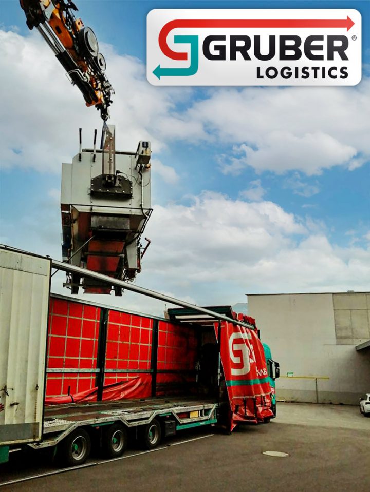 Gruber Logistics Provided Relocation Service from Italy to USA Including Disassembly, Trucking, Seaworthy Packaging, Stuffing, Sea Freight to New York door & Reassembly