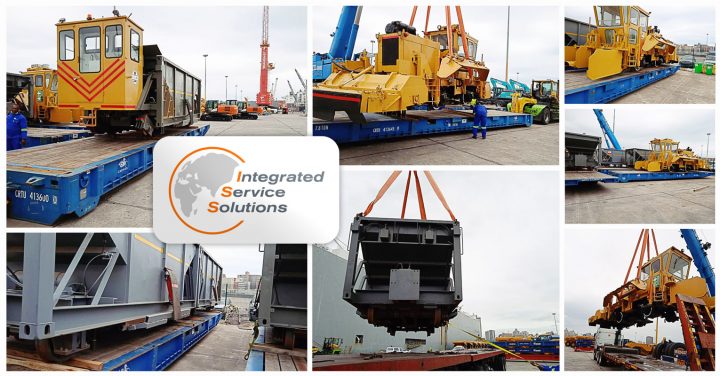 ISS South Africa Loaded Project Cargo at Durban Port RORO Terminal