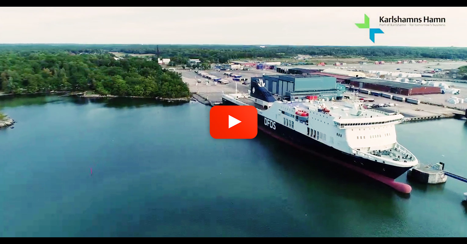 Video - Expansion of RORO-berth at Port of Karlshamn